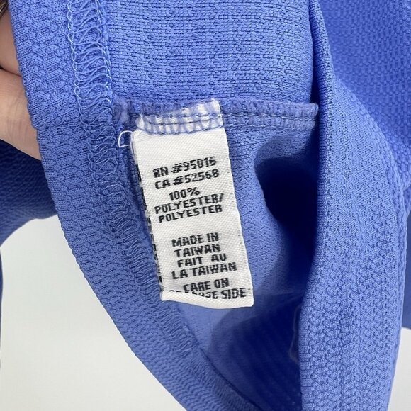 Straight Down Ellen Quarter Zip Blue UPF 50 Golf Top Women Medium - Picture 5 of 6